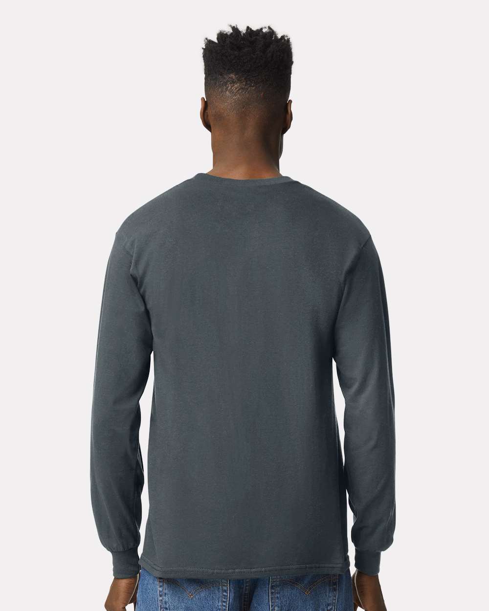 Dark Heather - Model Back 