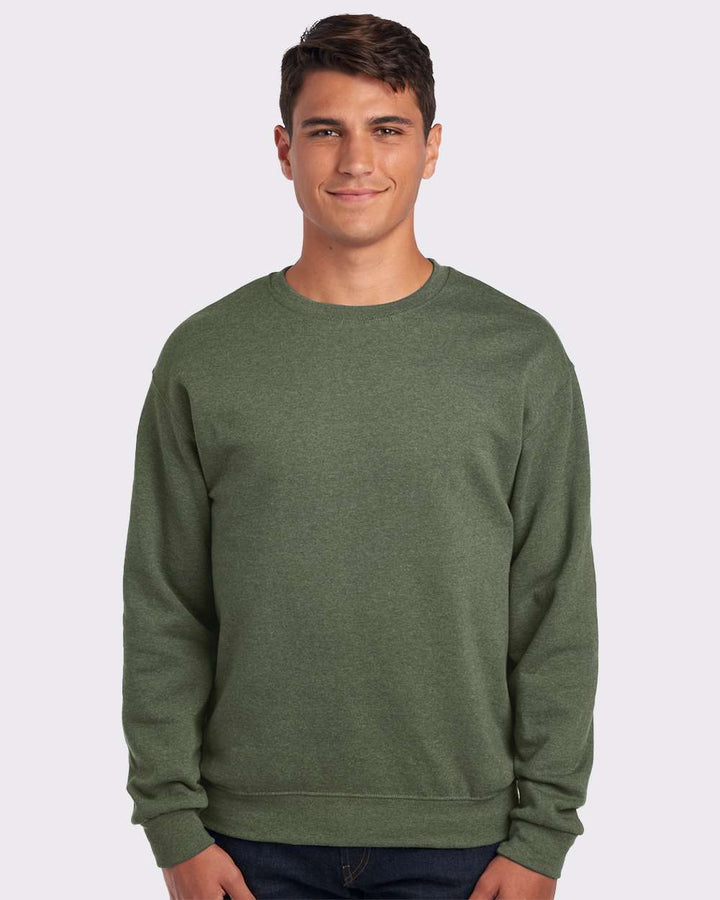 Military Green Heather - Model Front 