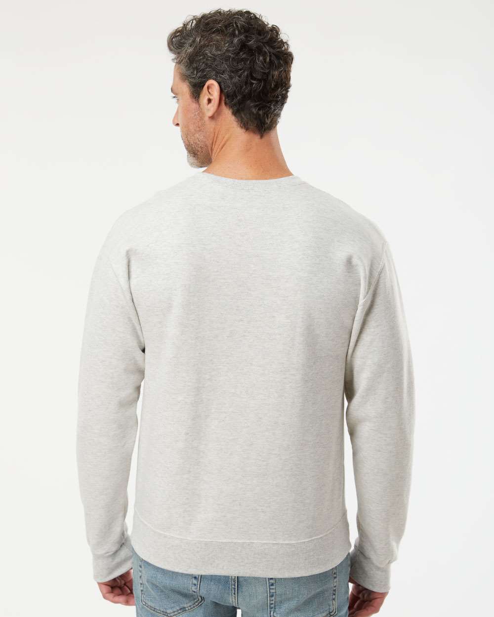 Oatmeal Heather - Model Back 