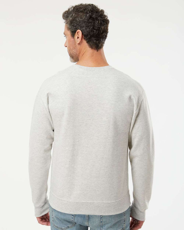 Oatmeal Heather - Model Back 