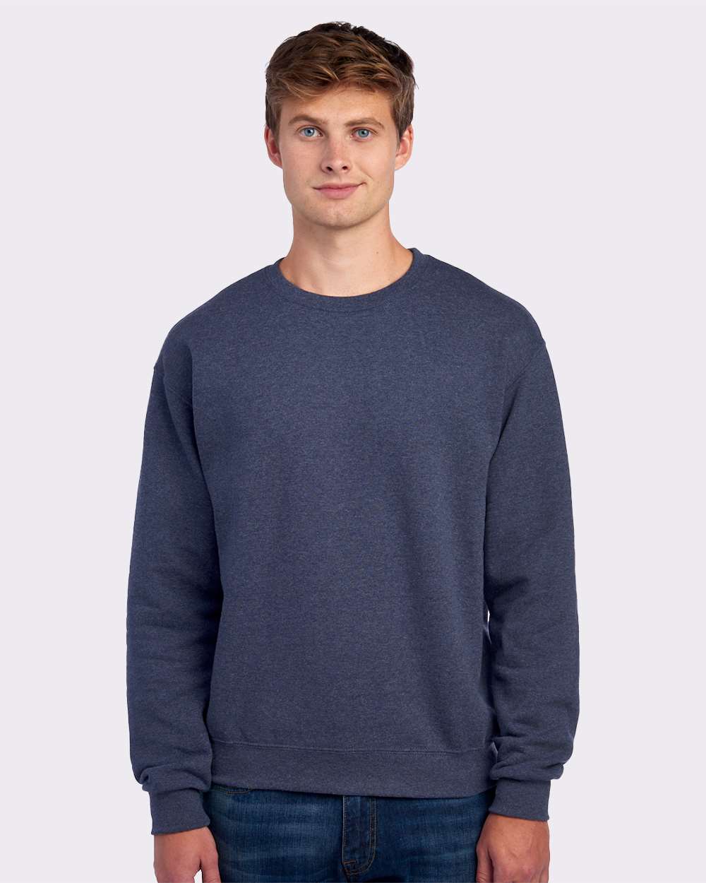 Vintage Heather Navy - Model Front 
