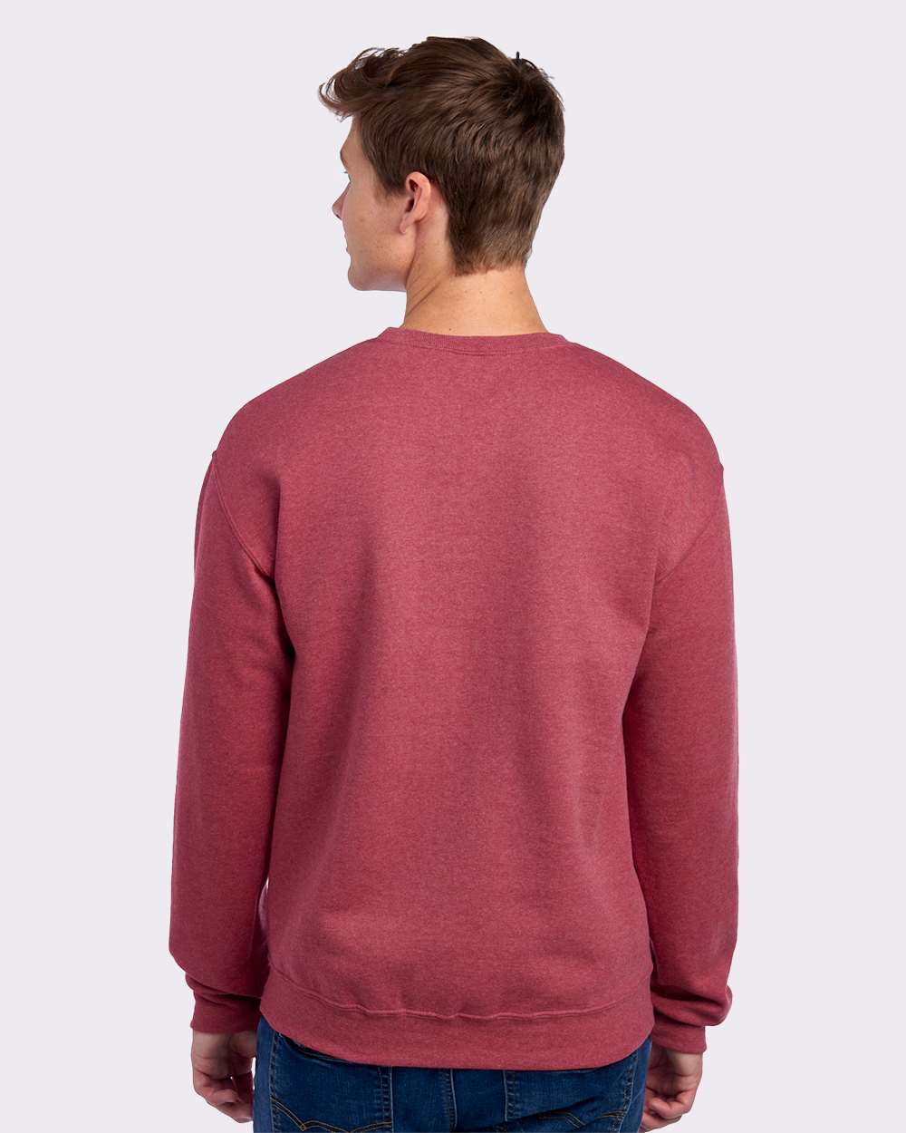 Vintage Heather Red - Model Back 