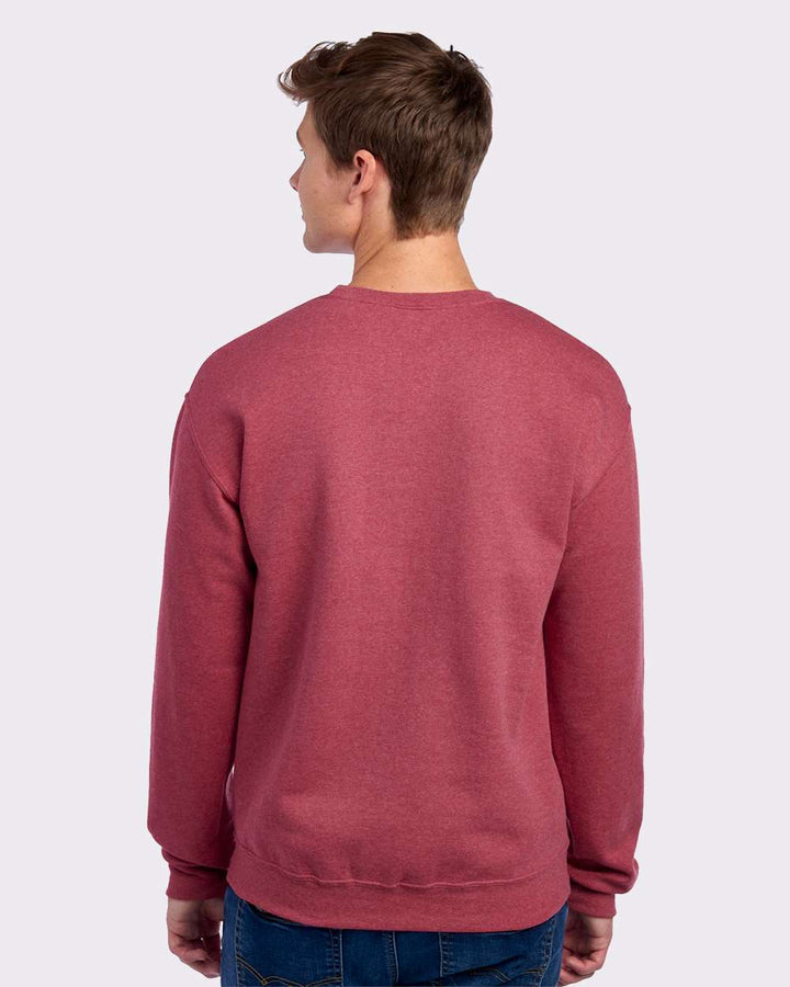 Vintage Heather Red - Model Back 