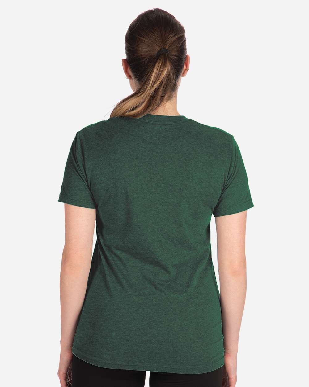 Heather Forest Green - Model Back 