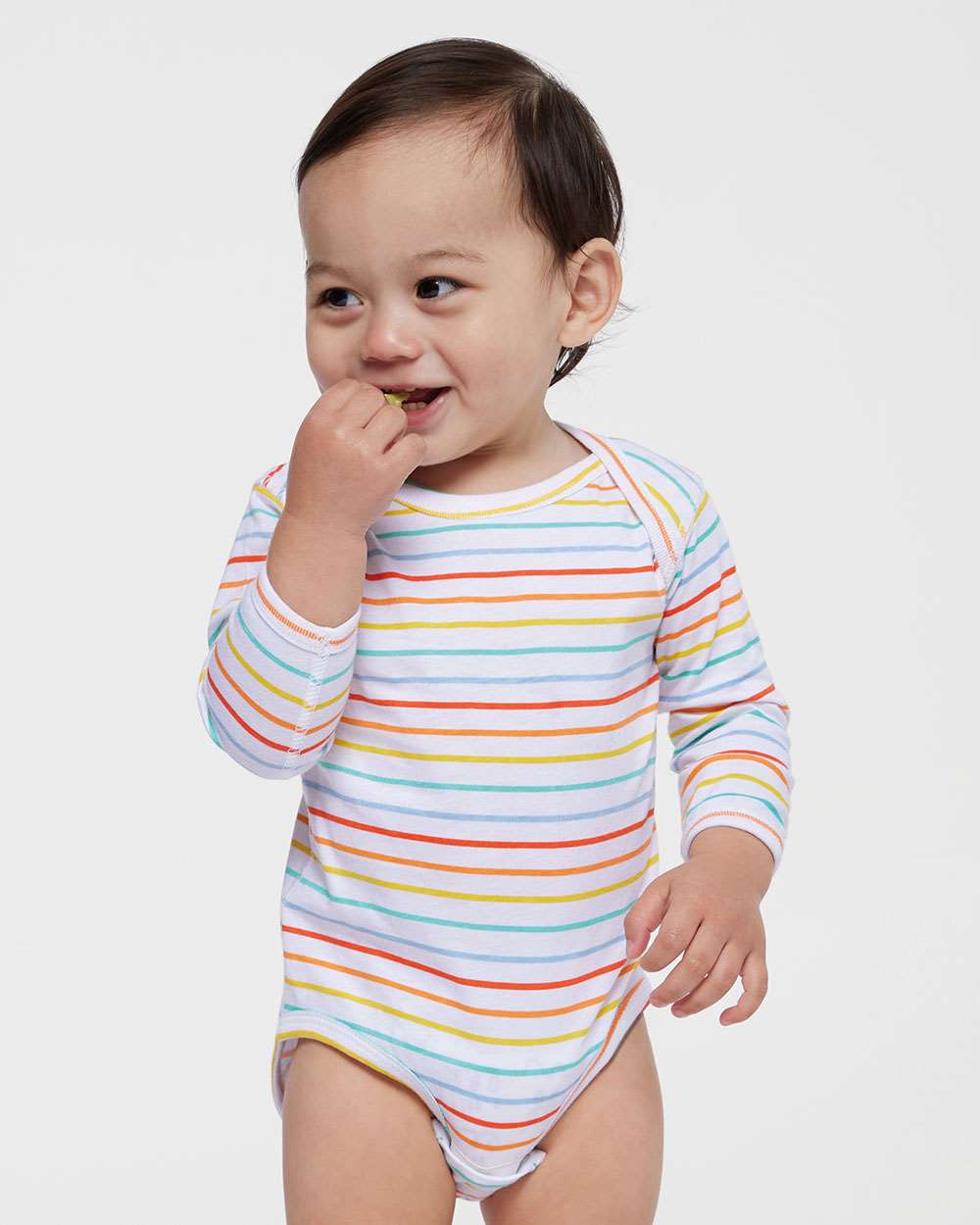 Rainbow Stripe - Model Front 