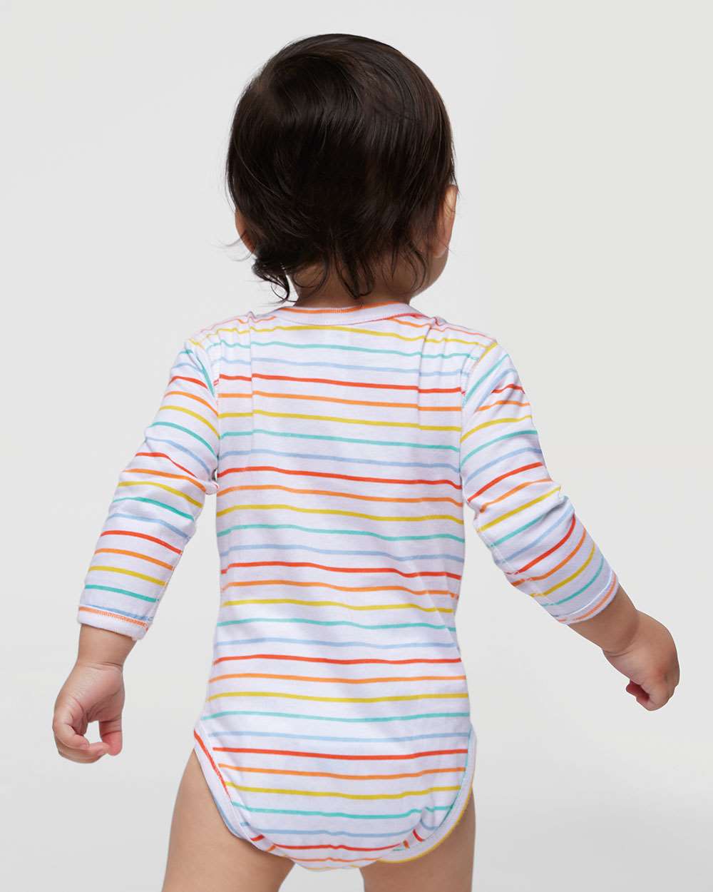Rainbow Stripe - Model Back 