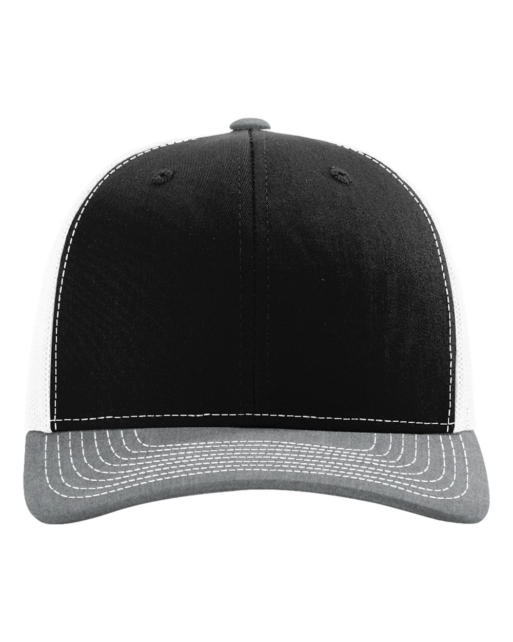 Black/White/Heather Grey 