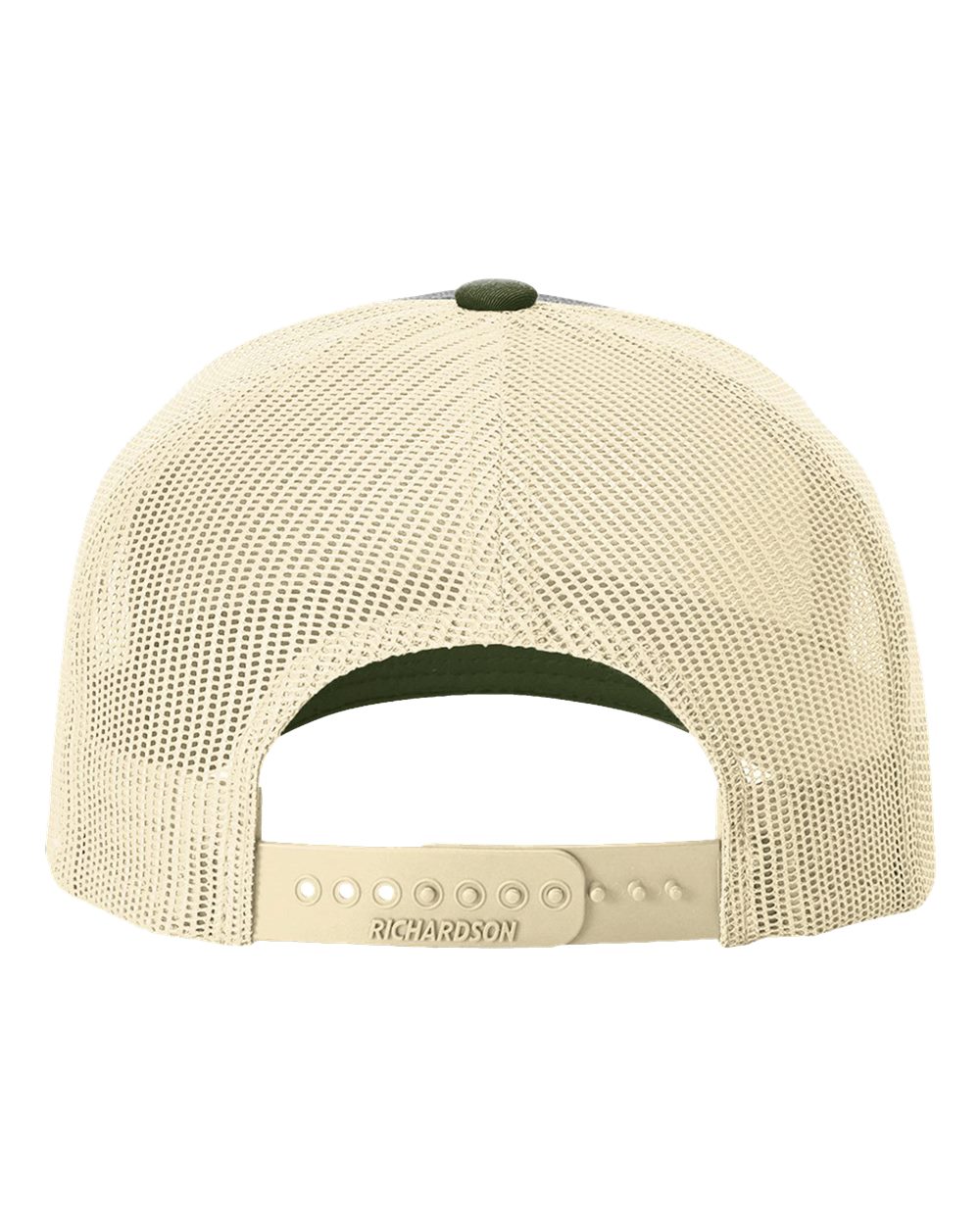 Heather Grey/ Birch/ Army Olive - Back 