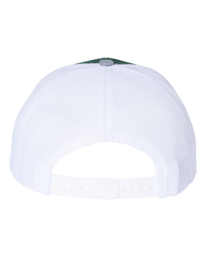 Dark Green/White/Heather Grey - Back 