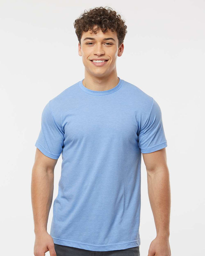 Heather Athletic Blue - Model Front 