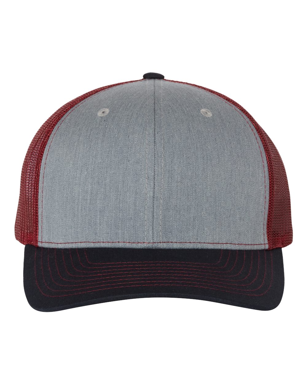 Heather Grey/Cardinal/Navy 