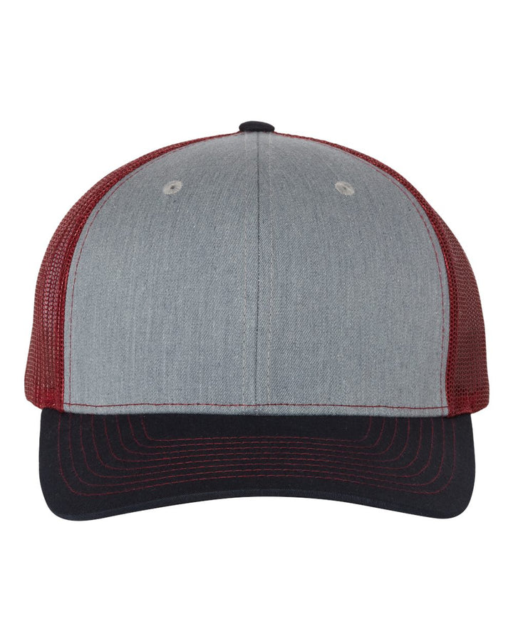 Heather Grey/Cardinal/Navy 