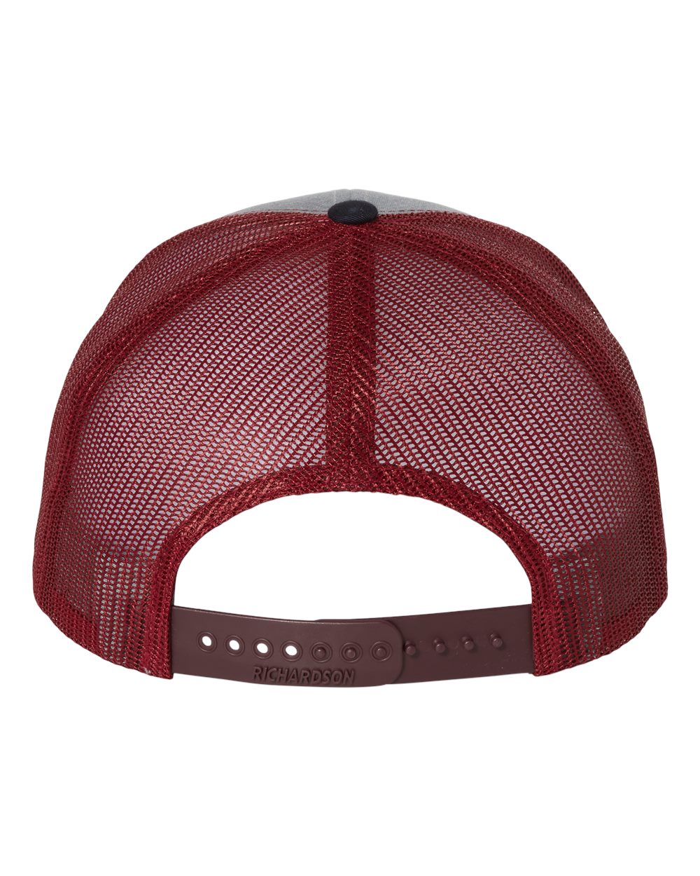 Heather Grey/Cardinal/Navy - Back 
