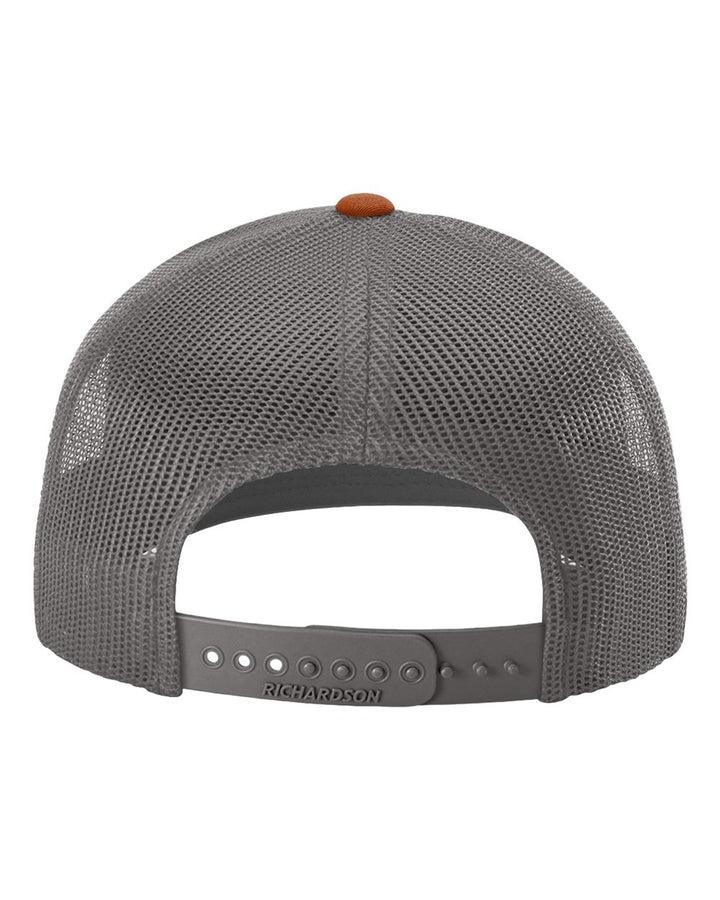 Heather Grey/Charcoal/Dark Orange - Back 