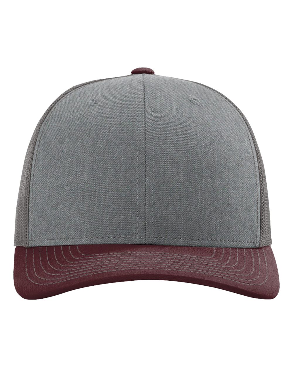 Heather Grey/Charcoal/Maroon 