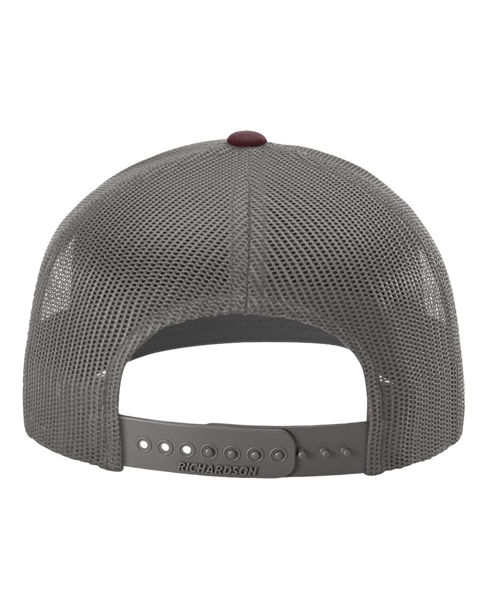 Heather Grey/Charcoal/Maroon - Back 