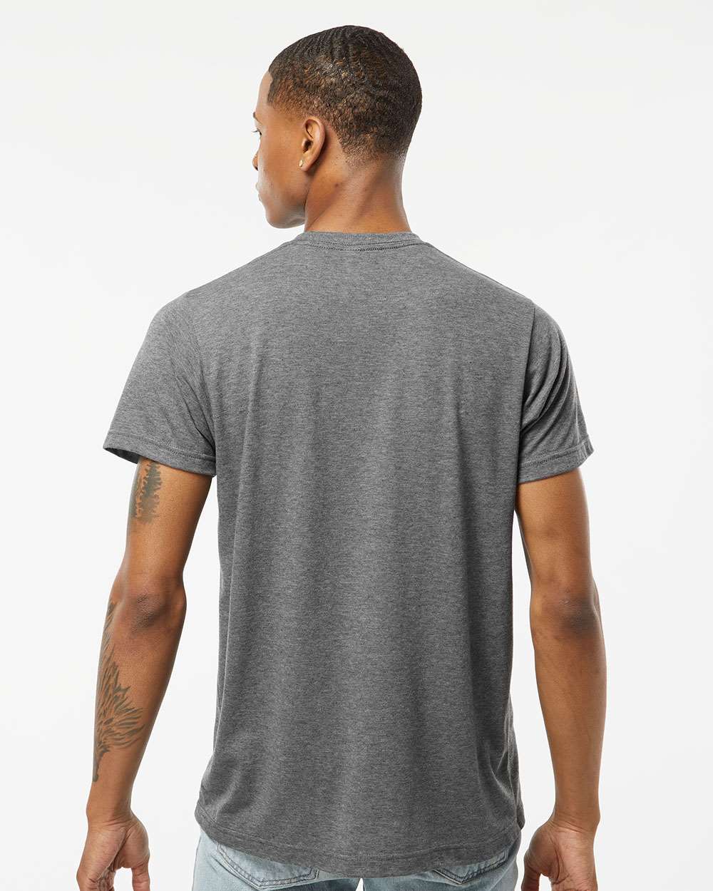 Heather Charcoal - Model Back 