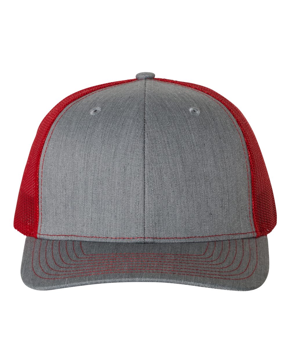 Heather Grey/Red 
