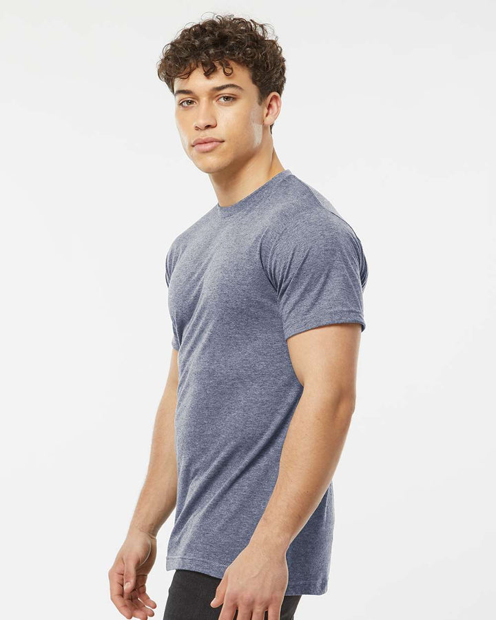 Heather Denim - Model Side 
