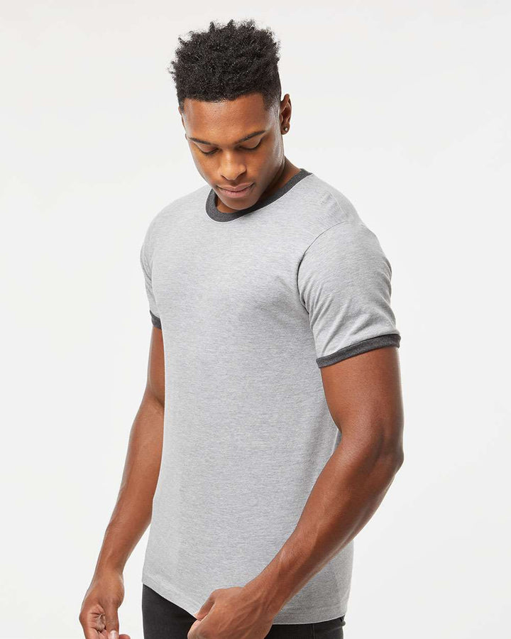Heather Grey/ Heather Charcoal - Model Side 