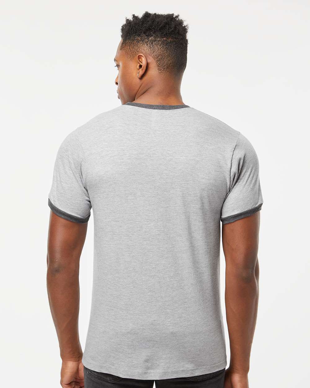 Heather Grey/ Heather Charcoal - Model Back 