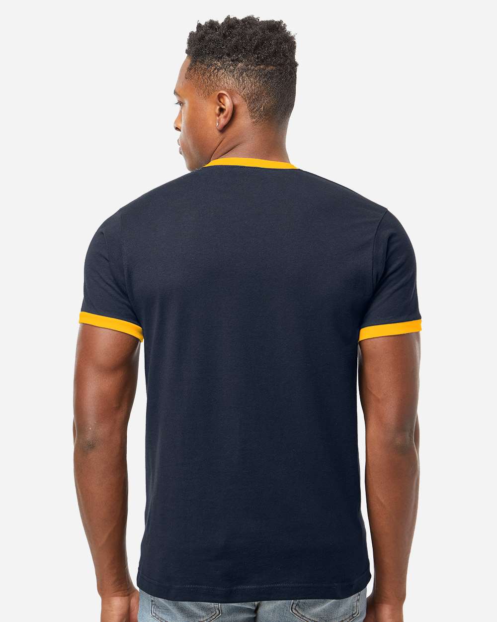 Navy/Gold - Model Back 