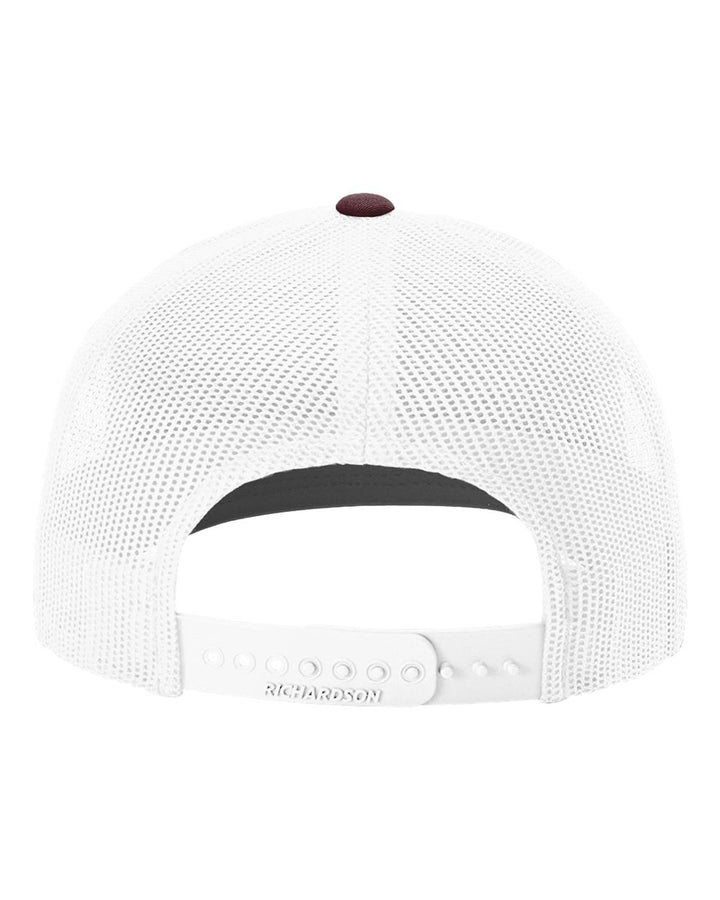 Maroon/white - Back 