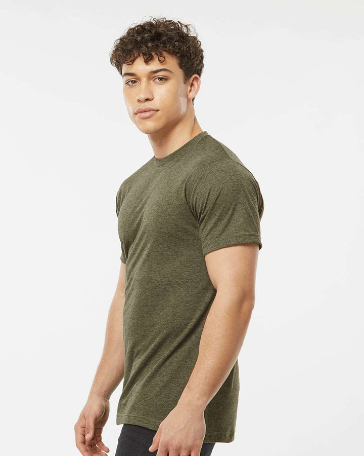 Heather Military Green - Model Side 