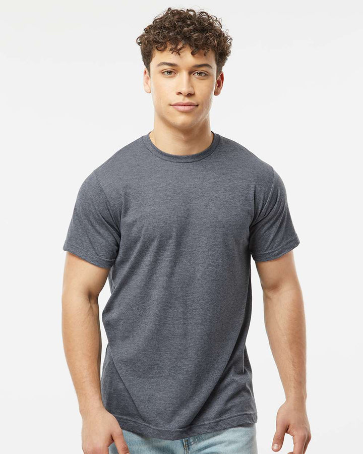 Heather Navy - Model Front 