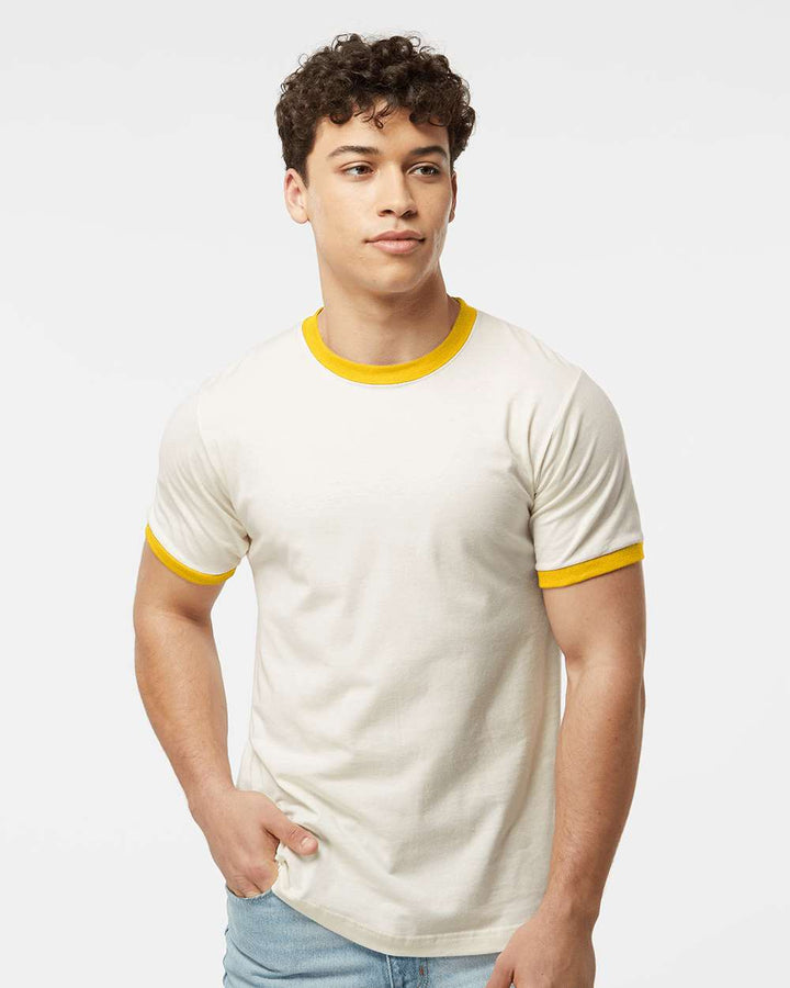 Vintage White/ Mellow Yellow - Model Front 