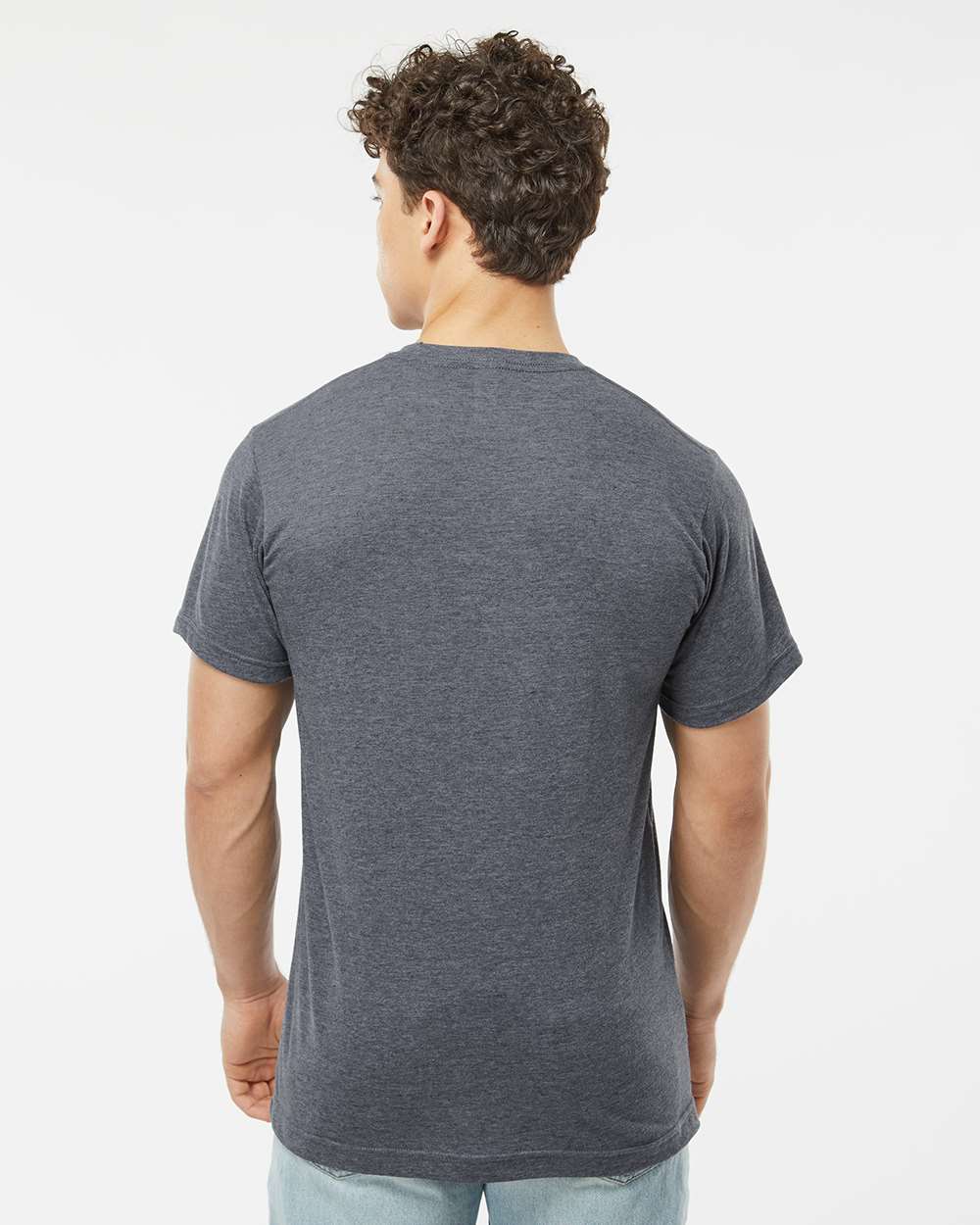 Heather Navy - Model Back 