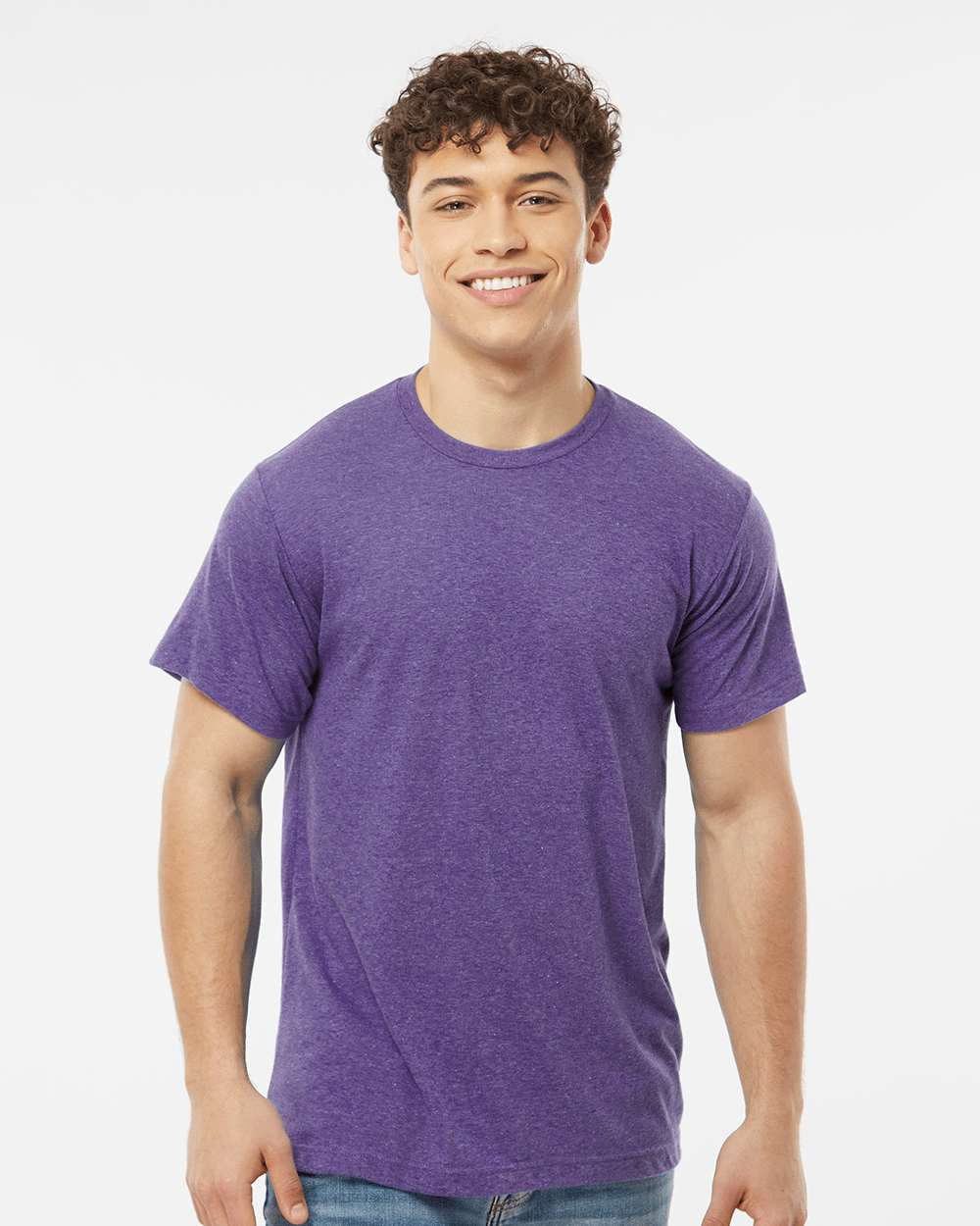 Heather Purple - Model Front 