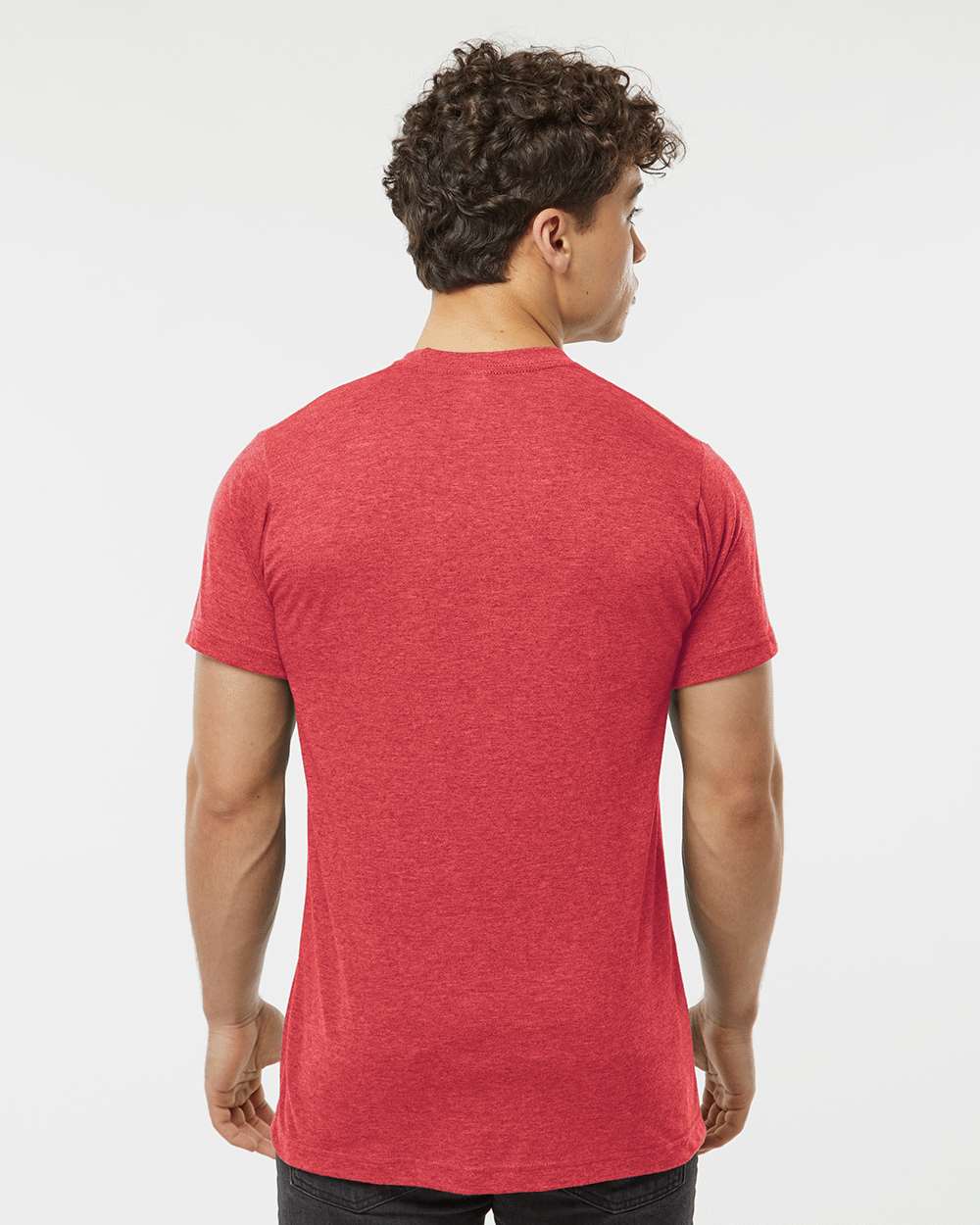 Heather Red - Model Back 