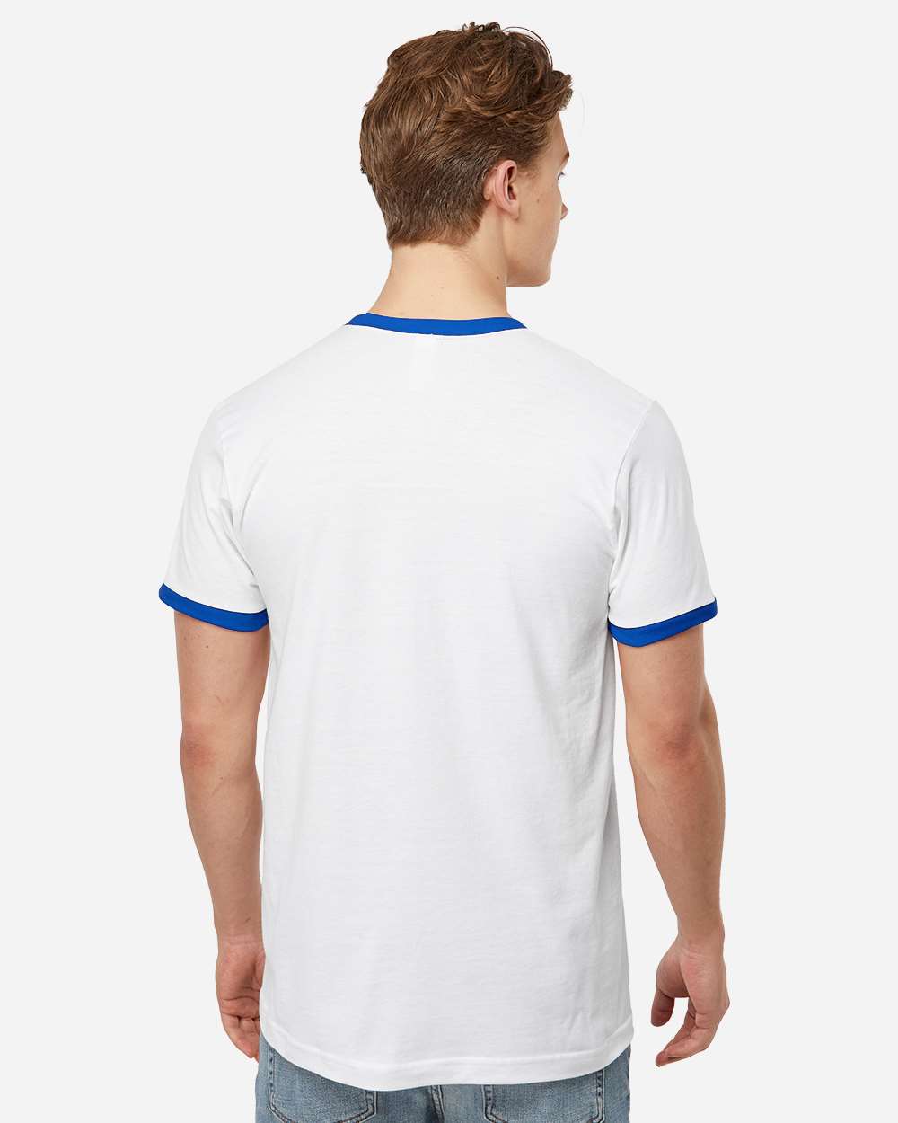 White/Royal - Model Back 