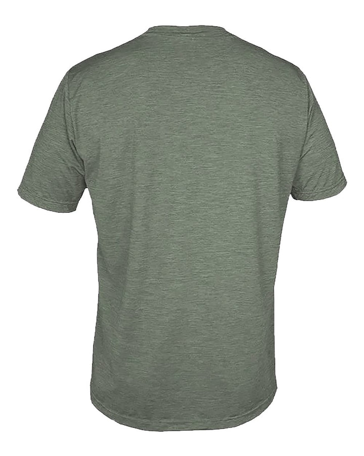 Dark Olive Heathered - Back 