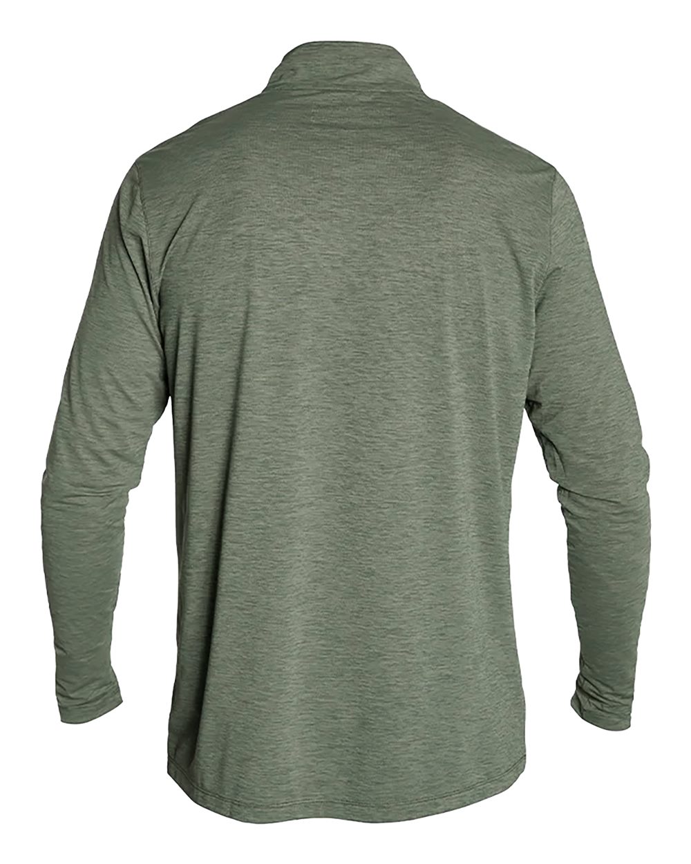 Dark Olive Heathered - Back 