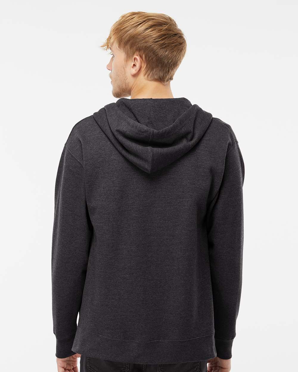 Charcoal Heather - Model Back 