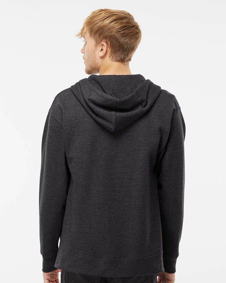 Charcoal Heather - Model Back 
