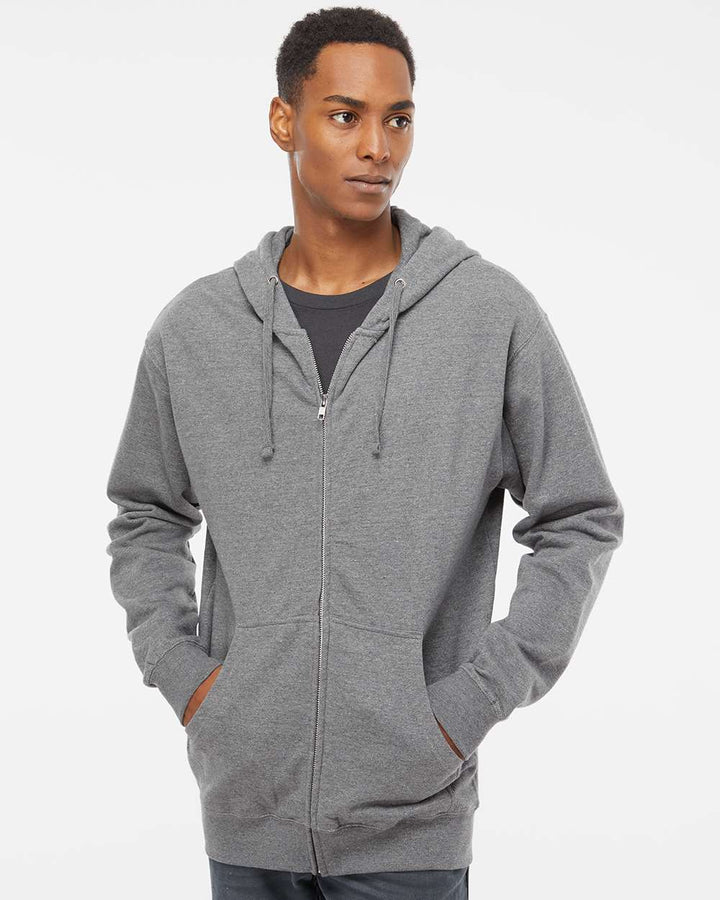 Gunmetal Heather - Model Front 
