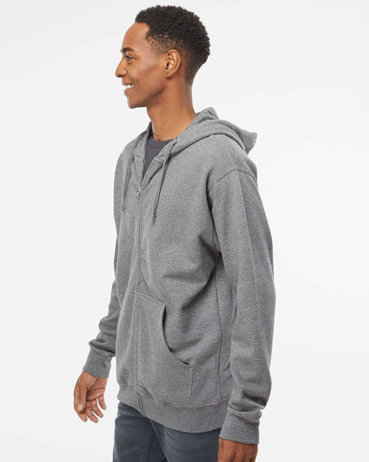 Gunmetal Heather - Model Side 