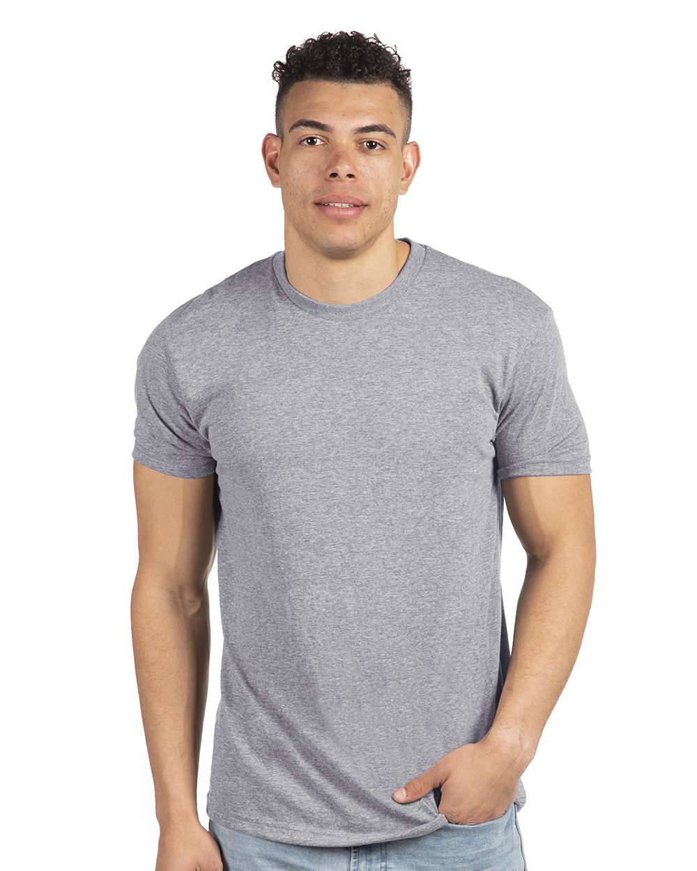 Heather Grey - Model Front 