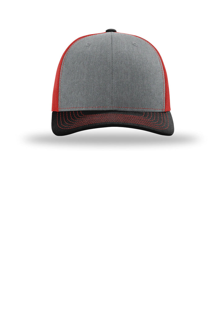 Heather Grey/ Red/ Black 