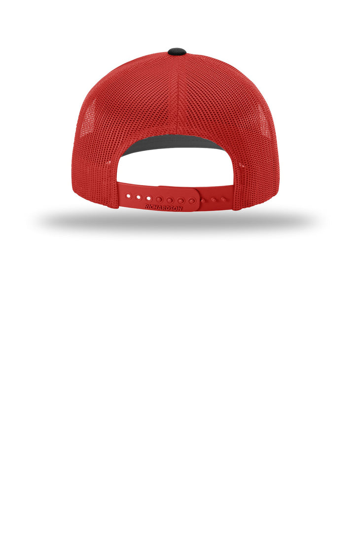 Heather Grey/ Red/ Black - Back 