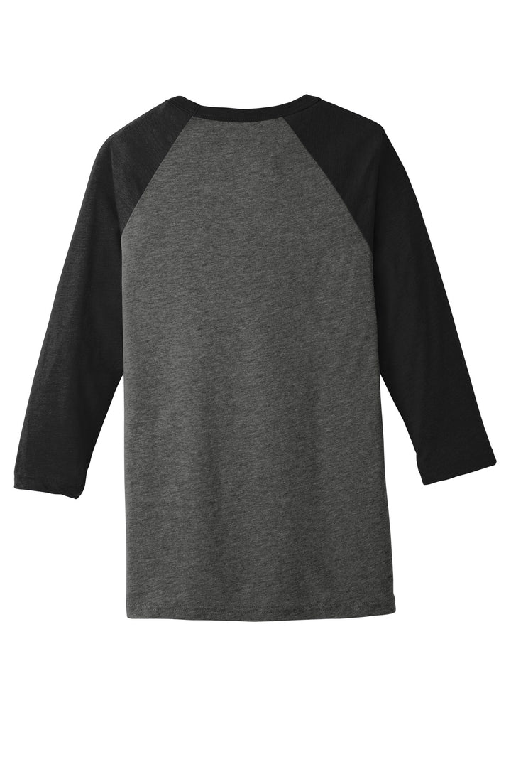 Grey/Charcoal-Black Triblend - Back 