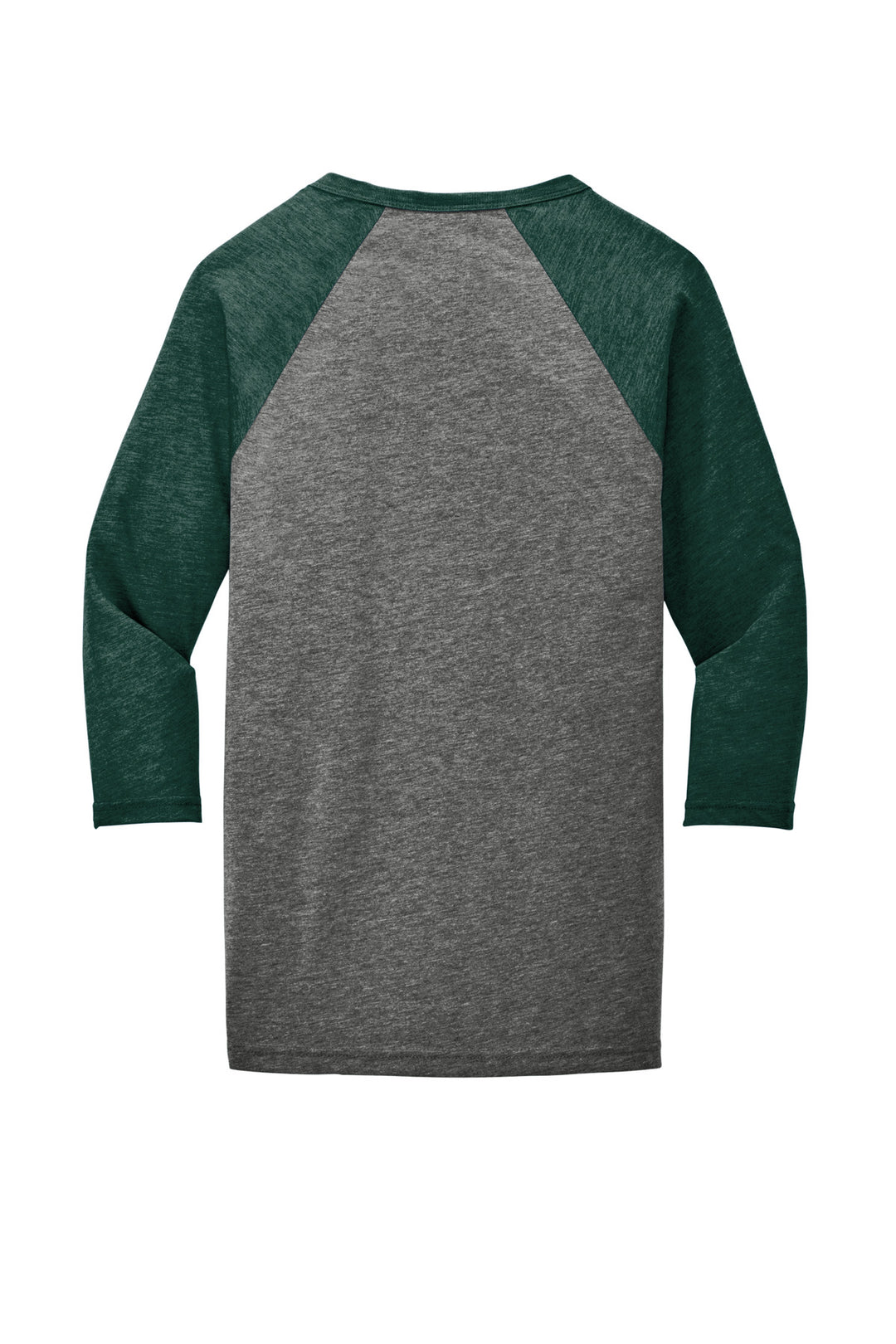 Grey/Emerald Triblend - Back 