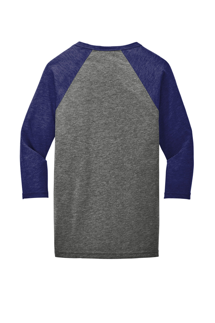 Grey/Navy Triblend - Back 