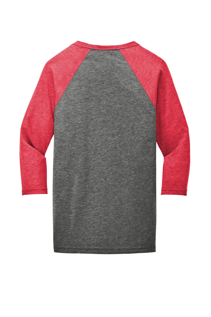 Grey/Red Triblend - Back 