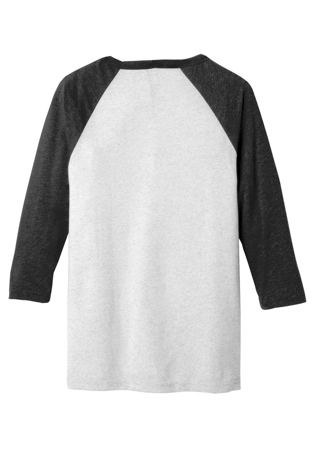 White Flk/ Charcoal-BI Triblend - Back 