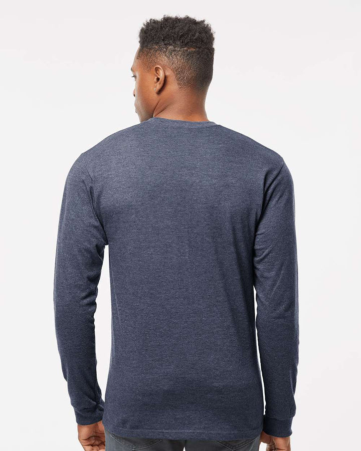 Heather Denim - Model Back 