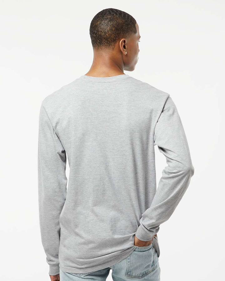 Heather Grey - Model Back 